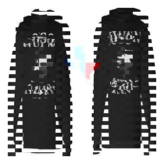 Houston Strong Texas Pride I Love Houston Long Sleeve T-Shirt T-Shirt | Mazezy