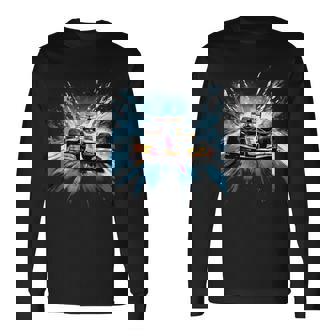 Ice Kart Racing Ice Kart Racer Winter Go-Karting Long Sleeve T-Shirt | Mazezy