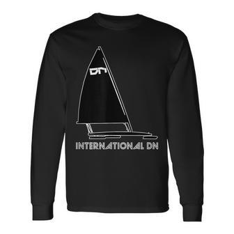 Ice Yachting And Ice Boat Graphic Long Sleeve T-Shirt | Mazezy