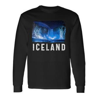Iceland Lover Iceland Tourist Visiting Iceland Long Sleeve T-Shirt - Monsterry AU