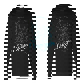 Ich Liebe Gymnastik Gymnast Gym Floor Gymnastics Long Sleeve T-Shirt - Monsterry