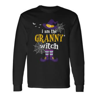 I’M The Granny Witch Family Halloween Costume Long Sleeve T-Shirt | Mazezy