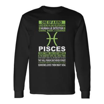I'm A Pisces T And True Birthday Long Sleeve T-Shirt | Mazezy