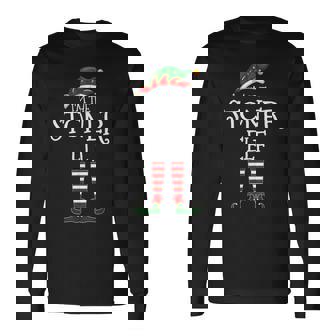 I'm The Stoner Elf Matching Family Elf Christmas Long Sleeve T-Shirt | Mazezy