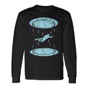 Indoor Skydiving Skydiver Tunnel Flight Wingsuit Long Sleeve T-Shirt | Mazezy