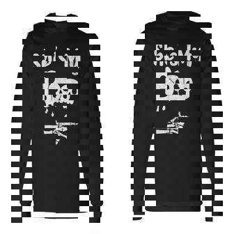 Ing Halloween Pajama Couples She’S My Boo Skull Face Long Sleeve T-Shirt - Monsterry