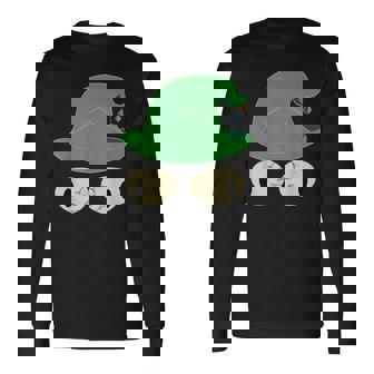 Inscryption Lonely Wizard Face Psychological Card Game Scary Scary Long Sleeve T-Shirt | Mazezy