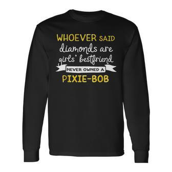 Inspirational Pixie-Bob Cat Breed T Long Sleeve T-Shirt | Mazezy