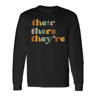 Their There They’Re Grammar Long Sleeve - Seseable