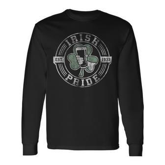 Irish Pride Vintage Born In 1933 Celtic Birthday Long Sleeve T-Shirt T-Shirt | Mazezy