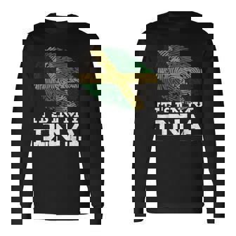 Its In My Dna Jamaican Pride Jamaica Flag Lover Pride Month Long Sleeve T-Shirt T-Shirt | Mazezy