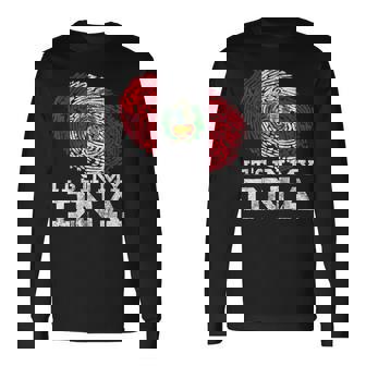 It's In My Dna Peruvian Hispanic Bandera De Peru Flag Long Sleeve T-Shirt | Mazezy