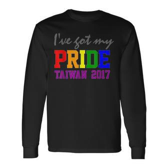 Ive Got My Pride In Honor Of Taiwan Gay Marriage Long Sleeve T-Shirt T-Shirt | Mazezy UK