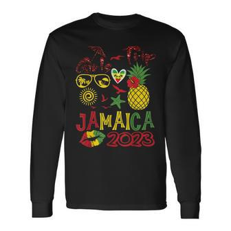 Jamaica Vacation Girls Trip 2023 Jamaican Souvenirs Long Sleeve T-Shirt - Monsterry DE