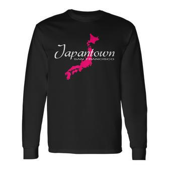 Japanese Pride Japantown San Francisco Souvenir Long Sleeve T-Shirt T-Shirt | Mazezy