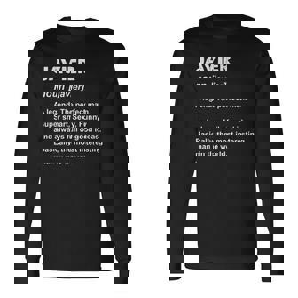 Javier Name Long Sleeve T-Shirt | Mazezy