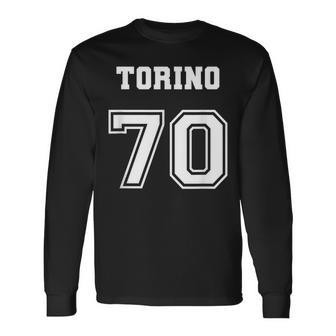Jersey Style Torino 70 1970 Muscle Classic Car Long Sleeve T-Shirt | Mazezy