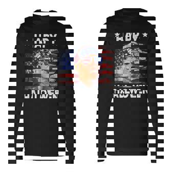 Joe Biden Happy Halloween 4Th Of July Joe Biden Halloween Long Sleeve T-Shirt T-Shirt | Mazezy