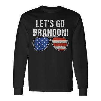 Joe Biden Political Lets Go Brandon Political Long Sleeve T-Shirt | Mazezy