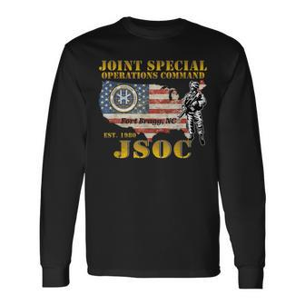 Joint Special Operations Command Jsoc Fort Bragg Nc Long Sleeve T-Shirt T-Shirt | Mazezy
