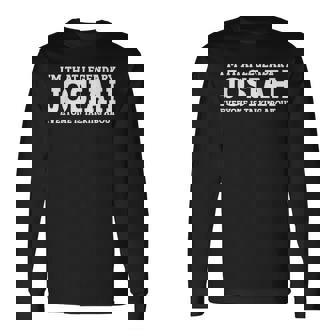 Josiah Personal Name Josiah Long Sleeve T-Shirt | Mazezy