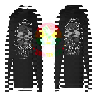 Junenth African American Black History 1865 Junenth Long Sleeve T-Shirt - Seseable