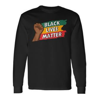 Junenth Black Lives Matter Proud Black Pride Honored Blm Long Sleeve T-Shirt T-Shirt | Mazezy