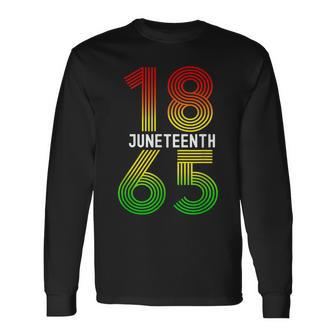 Junenth Is My Independence Day Black Pride Long Sleeve T-Shirt T-Shirt | Mazezy