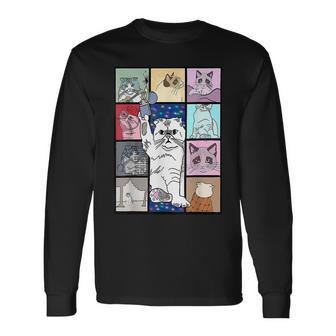 Karma Is A Cat Long Sleeve T-Shirt - Monsterry