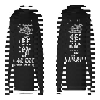 Keep Calm And Load Sabot Battle Tank Military Battlefield Military Long Sleeve T-Shirt T-Shirt | Mazezy