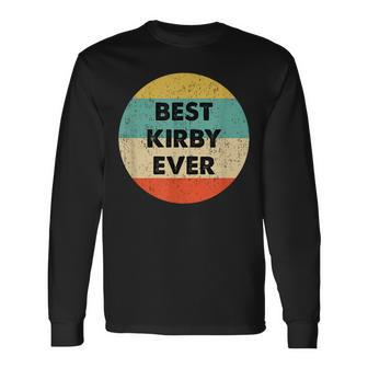 Kirby Name Long Sleeve T-Shirt | Mazezy