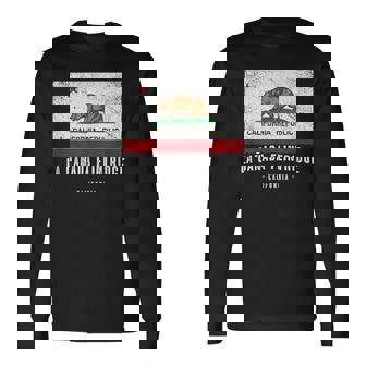 La Cañada Flintridge California City Souvenir Ca Flag Long Sleeve T-Shirt | Mazezy