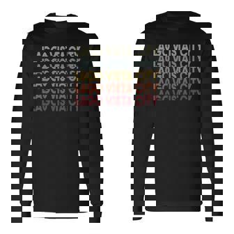 Lago-Vista-City Texas Lago-Vista-City Tx Retro Vintage Text Long Sleeve T-Shirt | Mazezy