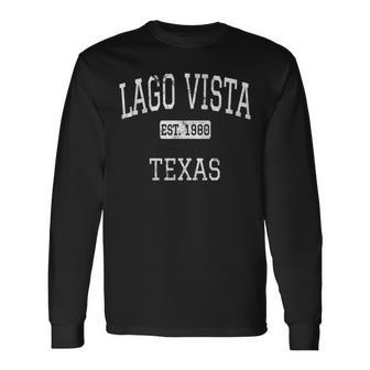 Lago Vista Texas Tx Vintage Long Sleeve T-Shirt | Mazezy