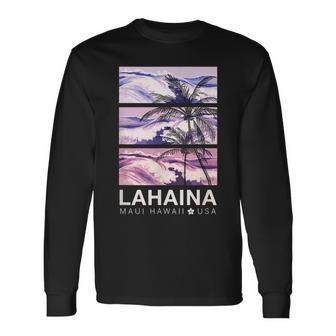 Lahaina Maui Vintage Hawaiian Long Sleeve - Monsterry UK