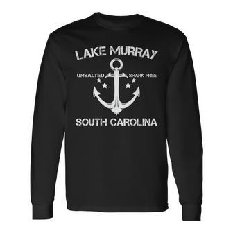 Lake Murray South Carolina Fishing Camping Summer Long Sleeve T-Shirt | Mazezy