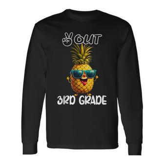 Last Day Of 3Rd Grade Peace Out 3Rd Grade Graduation Long Sleeve T-Shirt T-Shirt | Mazezy AU