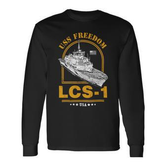 Lcs-1 Uss Freedom Long Sleeve T-Shirt - Monsterry AU