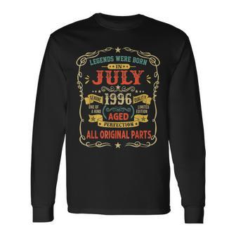 Legends Were Born In July 1996 26Th Birthday Long Sleeve T-Shirt | Mazezy