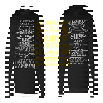 Legends Were Born In June 1997 22Nd Birthday Long Sleeve T-Shirt | Mazezy