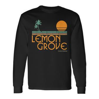 Lemon Grove California Long Sleeve T-Shirt | Mazezy