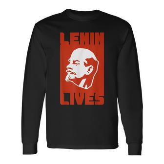Lenin Marxism Communism Socialism Ussr Long Sleeve T-Shirt | Mazezy