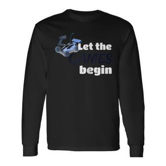 Let The Games Begin Racers Car Sports Buggy Long Sleeve T-Shirt T-Shirt | Mazezy
