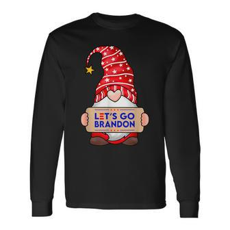 Let’S Go Braden Brandon Gnome Christmas Ugly Sweater Long Sleeve T-Shirt | Mazezy