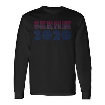 Lgbt Bernie Sanders 2020 Bi Flag Pride Lgbtq Gay Lesbian Long Sleeve T-Shirt T-Shirt | Mazezy