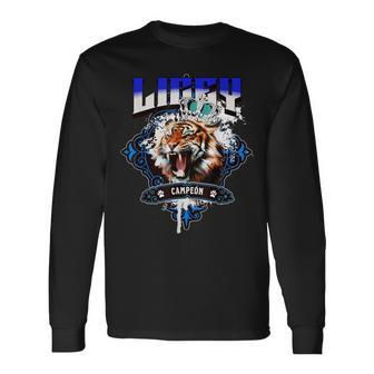 Licey Campeon Liceista Tigre Baseball Long Sleeve T-Shirt | Mazezy