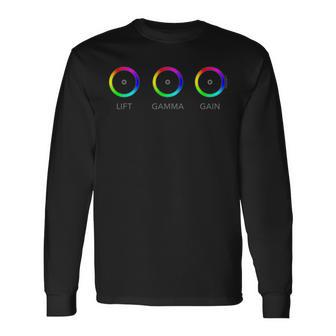 Lift Gamma Gain Colorist T Long Sleeve T-Shirt | Mazezy