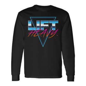 Lift Heavy Powerlifting Or Bodybuilding Long Sleeve T-Shirt T-Shirt | Mazezy