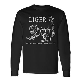 Liger It's A Lion And A Tiger Mixed Long Sleeve - Monsterry AU
