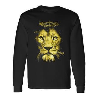 Lion Of Judah Long Sleeve T-Shirt T-Shirt | Mazezy